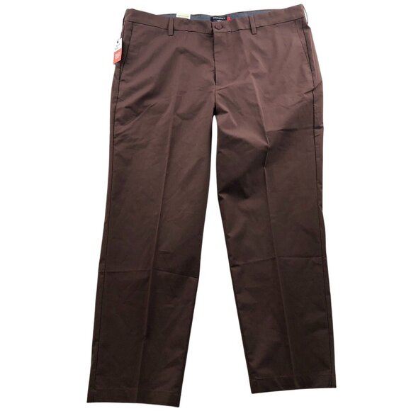NWT Dockers Mens Signature Go Khaki Pants Size 40x30 Straight Fit Brown Chino - Picture 1 of 16
